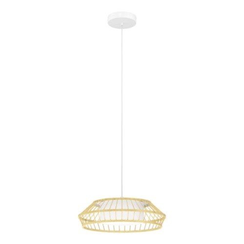 EGLO, 900842, YUKU-Z, pendant, 2700 K 6500 K, LED, 22W, Dimmable, IP20, brown, white