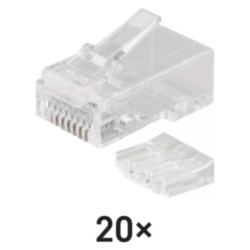 EMOS UTP connector RJ5 CAT6, 20 pcs