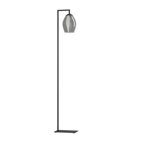EGLO, 390256, ESTANYS, floor lamp, E27, 1X40W, black-transparent