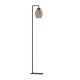 EGLO, 390255, ESTANYS 1, floor lamp, E27, 1X40W, brown-transparent.