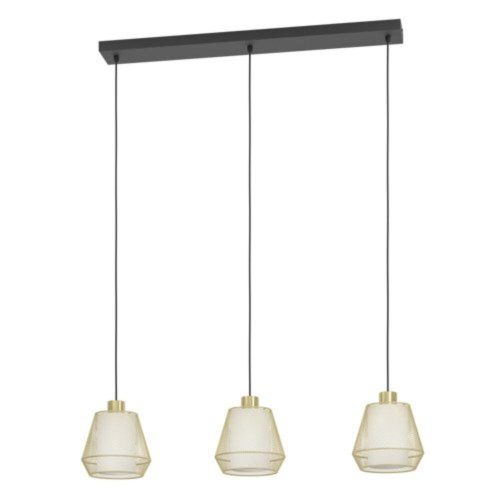 EGLO, 900897, CIUDADELA, pendant, E27, 3X40W, IP20, brushed copper, white