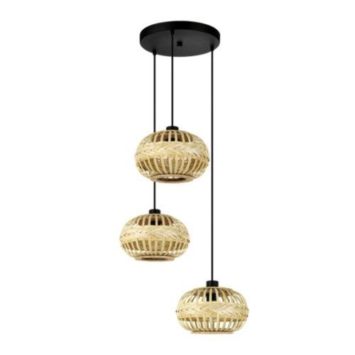 EGLO, 43864, AMSFIELD 1, pendant, E27, 3X40W, IP20, natural