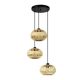 EGLO, 43864, AMSFIELD 1, pendant, E27, 3X40W, IP20, natural