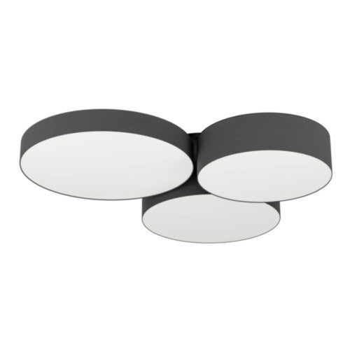 EGLO, 900853, BARBANO-Z, ceiling lamp, 2700 K 6500 K, LED, 3X7.5W, Dimmable, IP20, black, white
