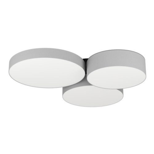 EGLO, 900855, BARBANO-Z, ceiling lamp, 2700 K 6500 K, LED, 3X7.5W, Dimmable, IP20, gray, white