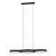 EGLO, 900854, BARBANO-Z, pendant, 2700 K 6500 K, LED, 3X7.5W, Dimmable, IP20, black, white