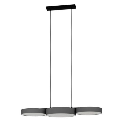 EGLO, 900856, BARBANO-Z, pendant, 2700 K 6500 K, LED, 3X7.5W, Dimmable, IP20, gray, white