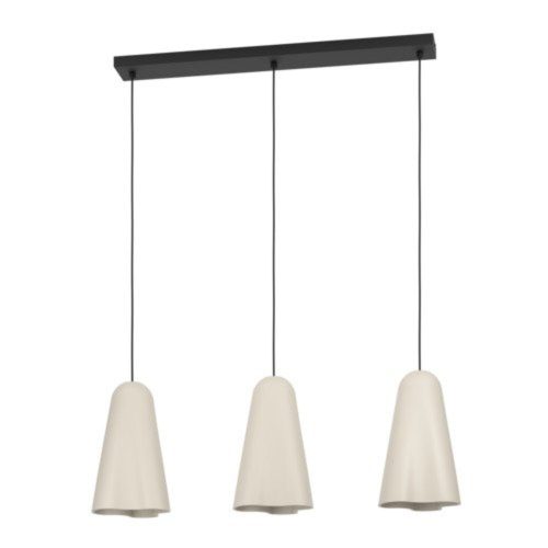 EGLO, 390364, TOLLERIC, pendant, E27, 3X40W, IP20, sand color