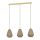 EGLO, 900813, CAPRAROLA, pendant, E27, 3X40W, IP20, sand color