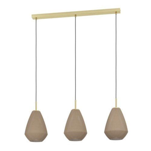 EGLO, 900813, CAPRAROLA, pendant, E27, 3X40W, IP20, sand color