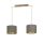 EGLO, 390336, SANTANDRIA, pendant, E27, 2X40W, IP20, cappuccino, copper