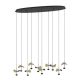 EGLO, 390342, DRACERA, pendant, 3000 K, LED, 10X2.3W, Dimmable, IP20, black, gold