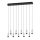 EGLO, 390278, PIANOPOLI 2, pendant light, 3000 K, LED, 10X2.3W, Dimmable, IP20, transparent