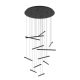 EGLO, 390351, LINDOZA, pendant, 3000 K, LED, 12X8.4W, Dimmable, IP20, white