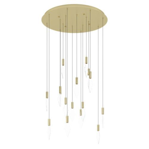 EGLO , 390361 , MIRADOR , pendant light , 3000 K , LED , 16X3.3W , Dimmable , IP20 , transparent