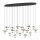 EGLO, 390343, DRACERA, pendant, 3000 K, LED, 17X2.3W, Dimmable, IP20, black, gold