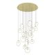 EGLO, 390346, PORTOCOLOM, pendant, 3000 K, LED, 17X3W, Dimmable, IP20, white