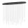 EGLO, 390349, SARDENARA, pendant light, 3000 K, LED, 8X5.4W, Dimmable, IP20, transparent