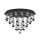 EGLO, 390276, PIANOPOLI 2, ceiling lamp, 3000 K, LED, 43X1.8W, Dimmable, IP20, transparent
