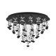EGLO, 390276, PIANOPOLI 2, ceiling lamp, 3000 K, LED, 43X1.8W, Dimmable, IP20, transparent