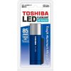 LED flashlight, flashlight, LED lamp, 35lm, 1 piece, mixed color, TOSHIBA