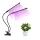 Plant growing LED lamp, 2 arms, 8 Watt, USB, pinchable, dimmable, timeable, IP44