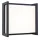 QUBO SQUARE OUTDOOR WALL 2 LIGHT DARK GREY(4000K)