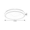 Rábalux , 71182 , Trevor2 , Ceiling lights , white , IP20 , 3000