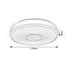 Rábalux , 71137 , Sedona2 , Ceiling lights , black , IP20 , 4000