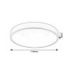 Rábalux , 71135 , Octav2 , Ceiling lights , silver , IP20 , 4000