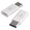 Adapter micro USB-B 2.0 / USB-C 2.0, white, 2 pcs