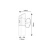 Rábalux , 77030 , Lutto , Solar lights , black , IP44 , 6500