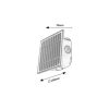 Rábalux , 77034 , Emmen , Solar lights , black , IP54 , 3000, 6000