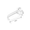 Rábalux , 77041 , Hulst , Outdoor wall lights , anthracite , IP65 , 3000