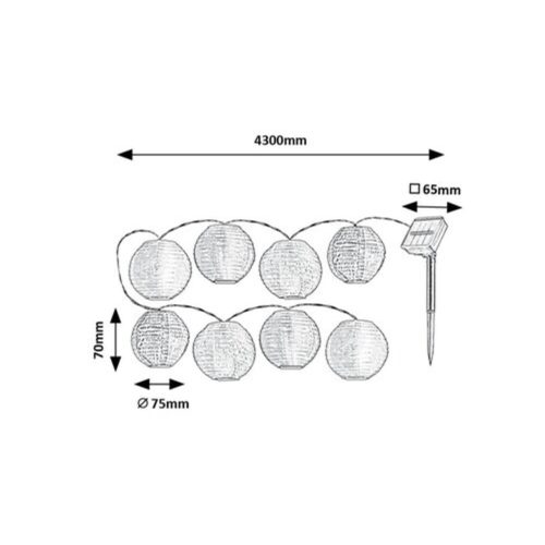 Rábalux , 77048 , Titu , Outdoor decorative lamps , black , IP44 , 3000