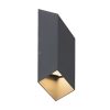 Rábalux , 77050 , Tilburg , Outdoor wall lights , anthracite , IP54 , 3000