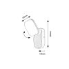 Rábalux , 77057 , Odiel , Outdoor wall lights , black , IP44 , 3000