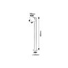 Rábalux , 77060 , Odiel , Outdoor floor lamps , black , IP44 , 3000