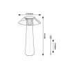 Rábalux , 77062 , Assen , Outdoor decorative lamps , black , IP44 , 3000