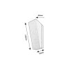 Rábalux , 77065 , Temse , Outdoor wall lights , anthracite , IP65 , 4000