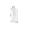 Rábalux , 77066 , Temse , Outdoor wall lights , anthracite , IP65 , 4000