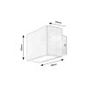 Rábalux , 77074 , Mataro , Outdoor wall lights , white , IP54 , 4000