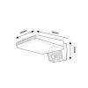 Rábalux , 77078 , Lasset , Solar lights , black , IP54 , 4000