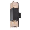 Rábalux , 77081 , Loanda , Outdoor wall lights , black , IP54 , E27