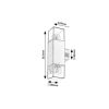 Rábalux , 77081 , Loanda , Outdoor wall lights , black , IP54 , E27
