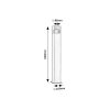 Rábalux , 77082 , Loanda , Outdoor floor lamps , black , IP54 , E27