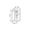 Rábalux , 77085 , Zernest� , Outdoor wall lights , black , IP54 , E27