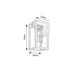 Rábalux , 77086 , Zernest� , Outdoor wall lights , black , IP54 , E27