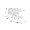 Rábalux , 77090 , Flaxton , Solar lights , white , IP54 , 4000