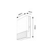 Rábalux , 77097 , Gimone , Outdoor wall lights , black , IP44 , 4000